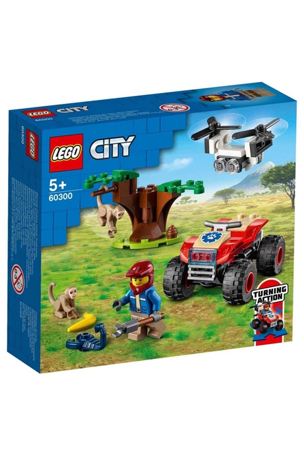 LEGO City Stunt Vahşi Hayvan Kurtarma Atvsi 60300